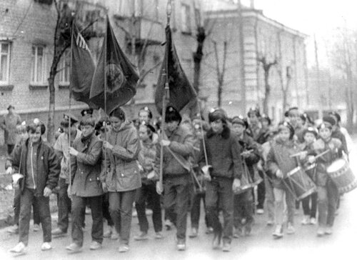 1987 подготовка к параду
